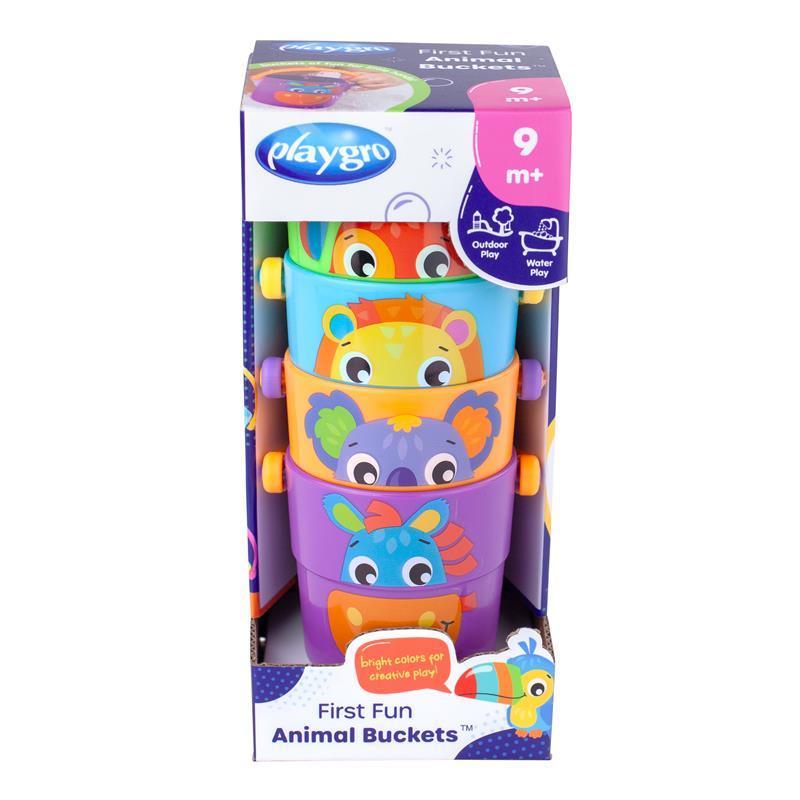 Playgro First Fun Animals Buckets (4 Buckets)