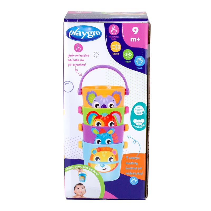 Playgro First Fun Animals Buckets (4 Buckets)