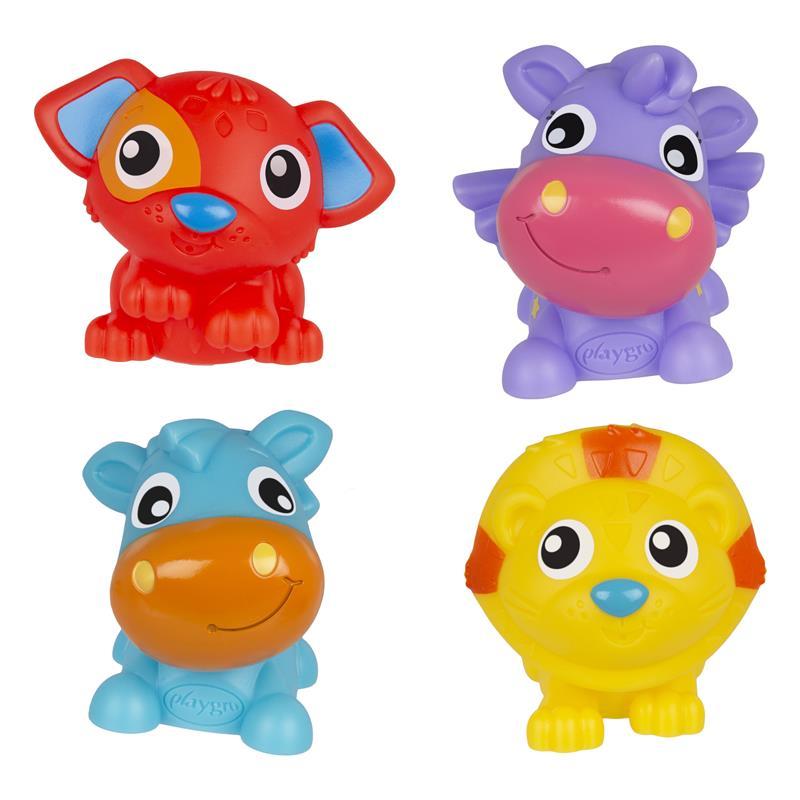 Playgro Bath Time Squirtee Pals (4 Pack)