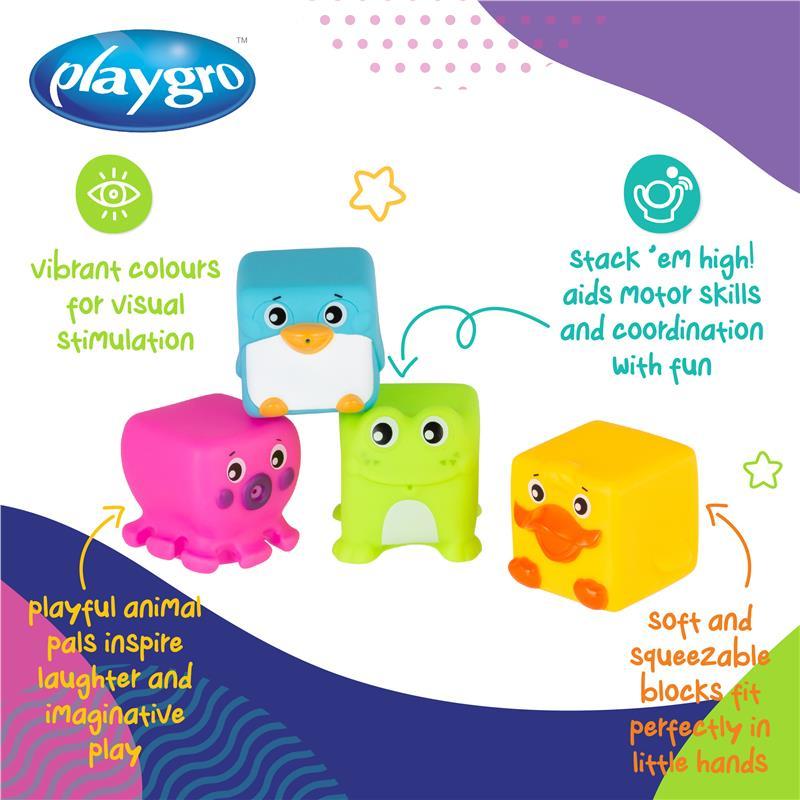 Playgro Grip and Stack Cubes