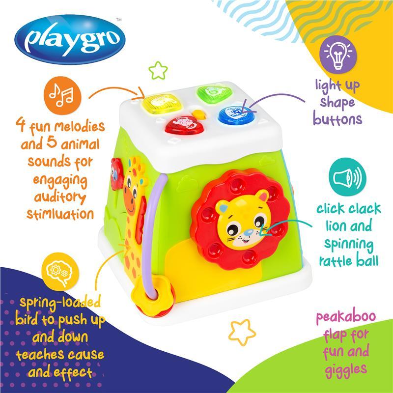 Playgro Jungle Jive Activity Cube