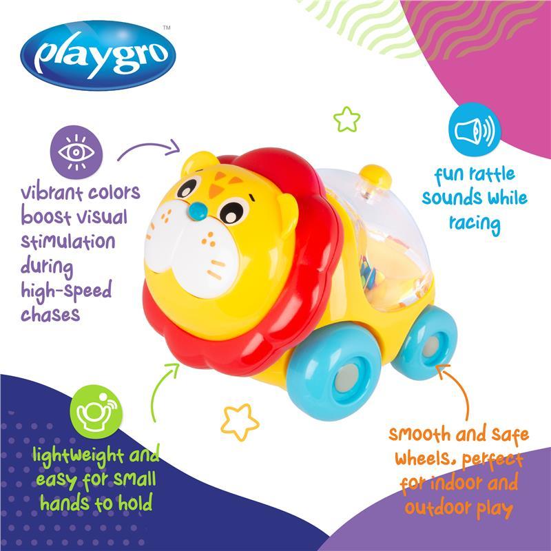 Playgro Rattle Racer Roary Lion