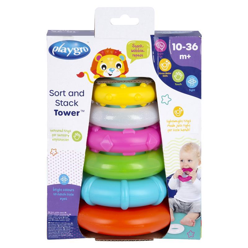 Playgro Sort and Stack Tower