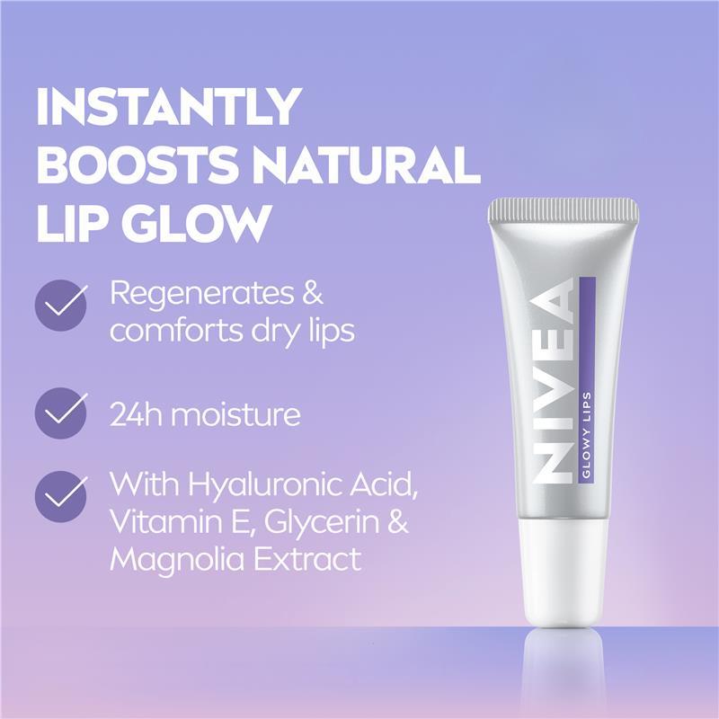NIVEA Lip Care Glowy Lips Clear 10g