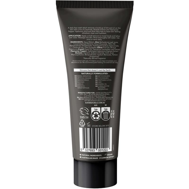 Sukin For Men Face Wash 125ml