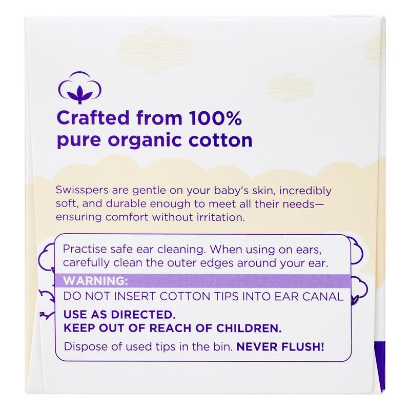 Swisspers Baby Care Essentials Pack 32 Tips & 30 Square Pads
