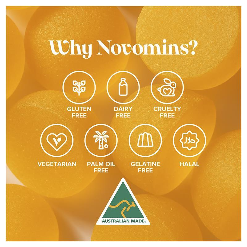 Novomins Vitamin C 60 Gummies NEW