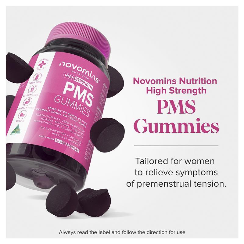 Novomins PMS 60 Gummies NEW