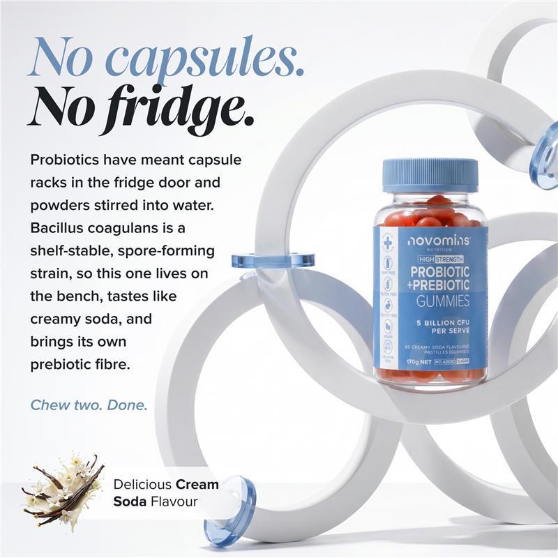 Novomins Probiotic 60 Gummies