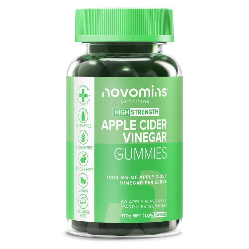 Novomins Apple Cider Vinegar 60 Gummies