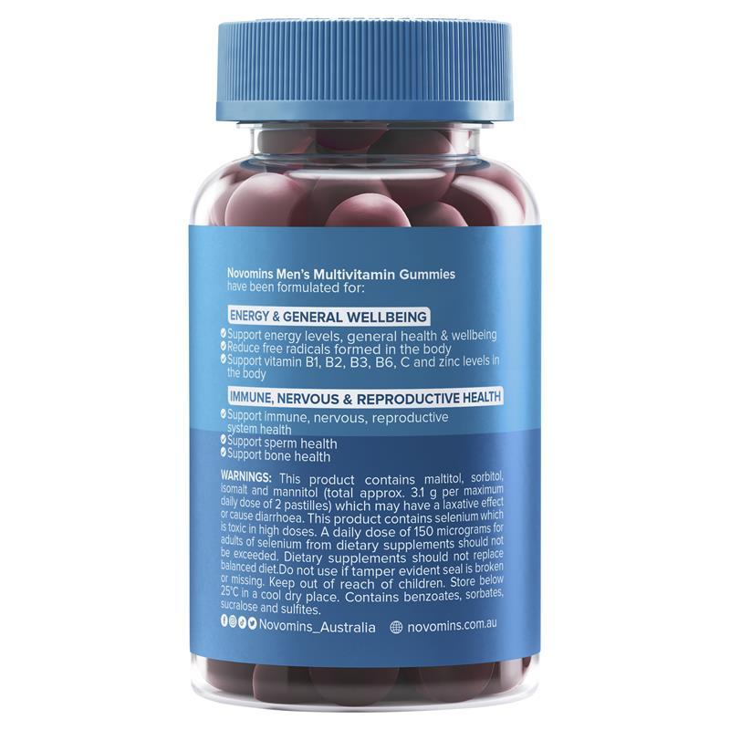 Novomins Mens Multivitamin 60 Gummies