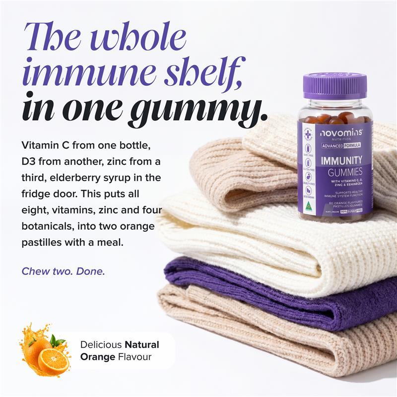 Novomins Immunity 60 Gummies