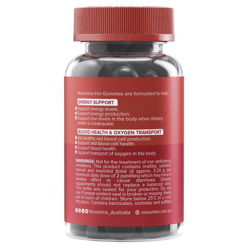 Novomins Iron 60 Gummies NEW