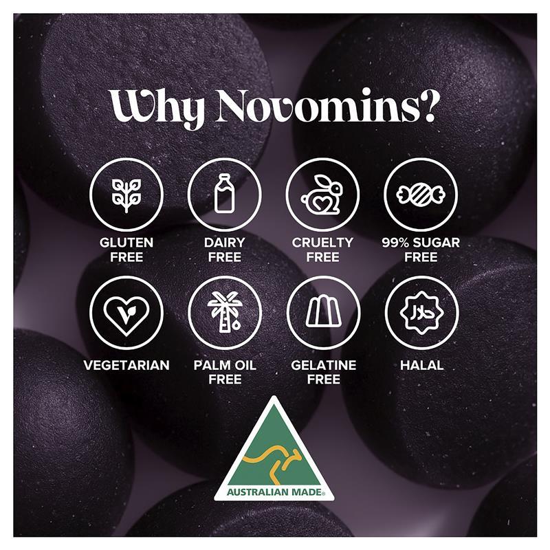 Novomins Iron 60 Gummies NEW