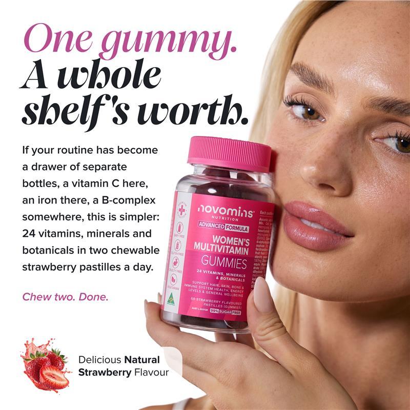 Novomins Women's Multivitamin 60 Gummies