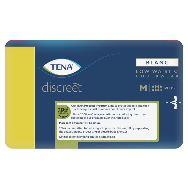 TENA Pants Discreet White Size M 12 Pack