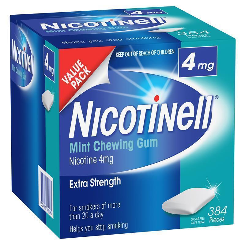 Nicotinell Chewing Gum 4mg Mint 384 Exclusive Size