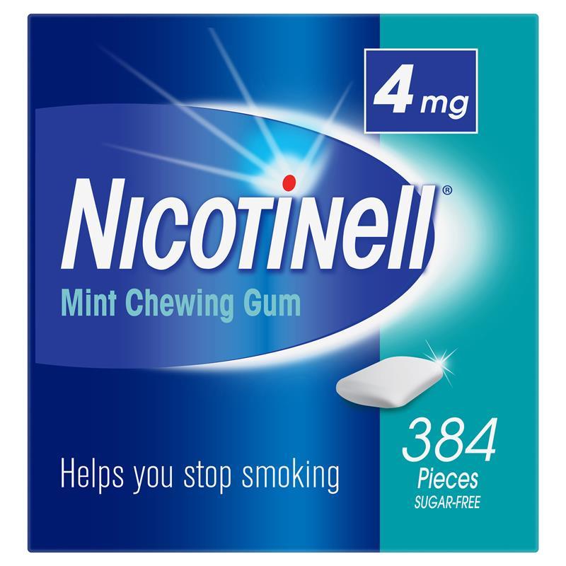 Nicotinell Chewing Gum 4mg Mint 384 Exclusive Size