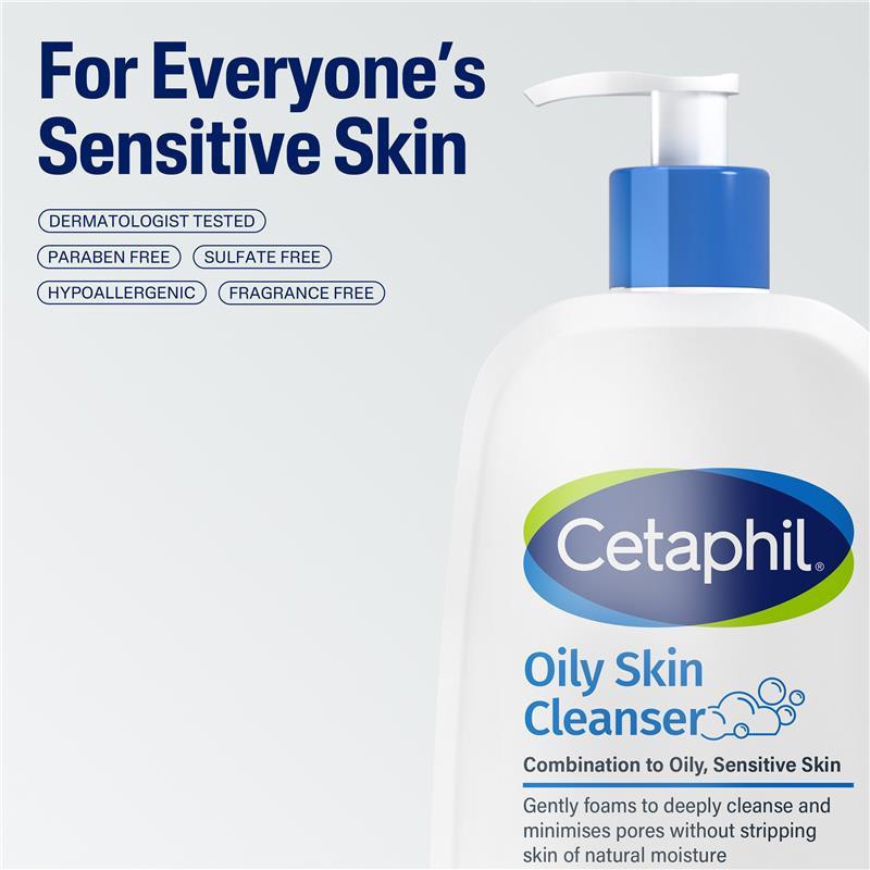 Cetaphil Oily Skin Gel Foaming Cleanser 473ml