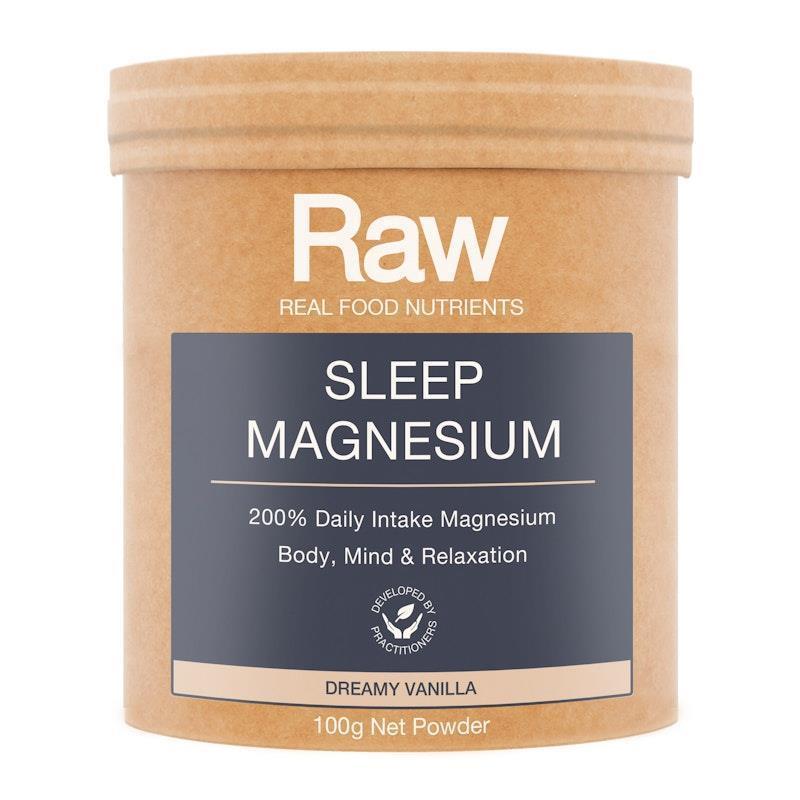 Raw Real Food Nutrients Sleep Magnesium Dreamy Vanilla 100g