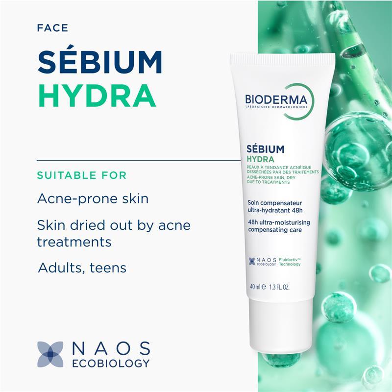 Bioderma Sebium Hydra Nourishing Moisturiser 40ml