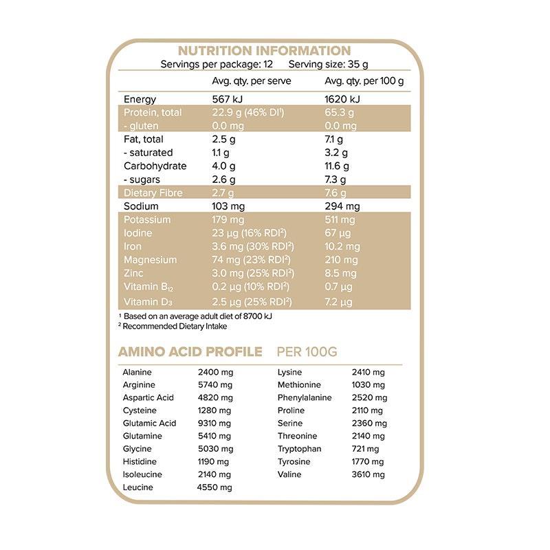 Morlife Plantiful Protein - Vanilla Fudge 440g