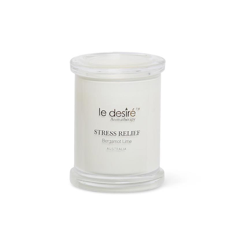 Le Desire Stress Relief (Bergamot Lime) - Aromatherapy Soy Candle 298g