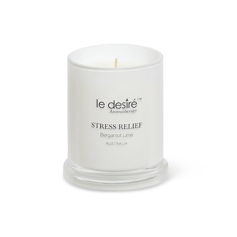 Le Desire Stress Relief (Bergamot Lime) - Aromatherapy Soy Candle 298g