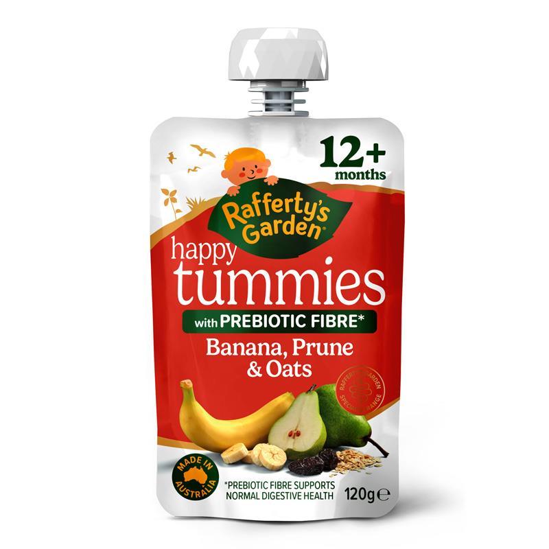 Rafferty's Garden Happy Tummies Banana Prune & Oats 120g