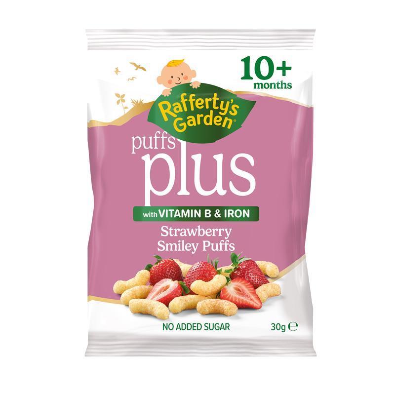 Raffetys Garden Strawberry Puffs 30g
