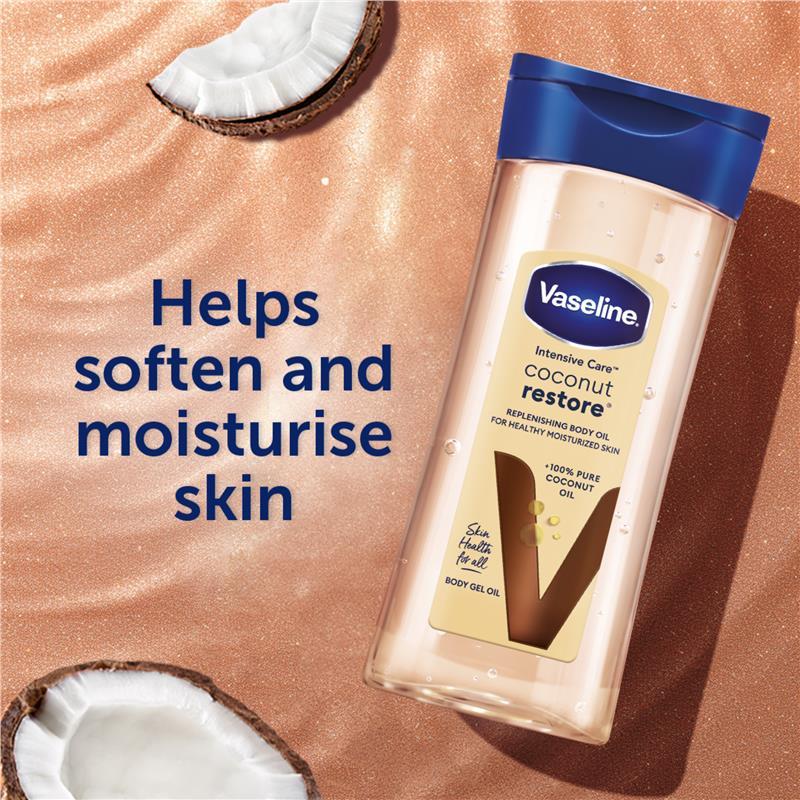 Vaseline Body Oil Coconut Restore 200ml