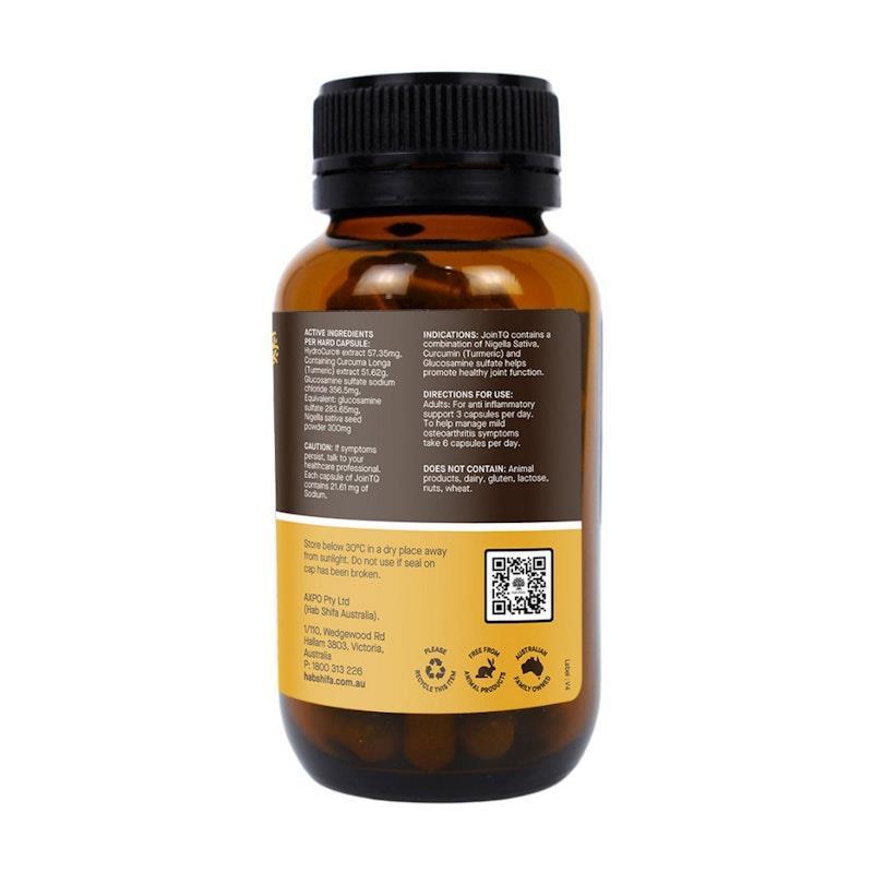 Hab Shifa JoinTQ Black Seed 60 Capsules 1 Pack