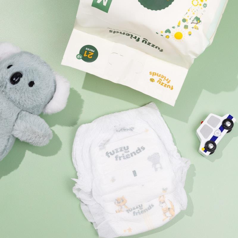Fuzzy Friends Premium Nappy Pants Monthly Pack Size 7 114 Pants
