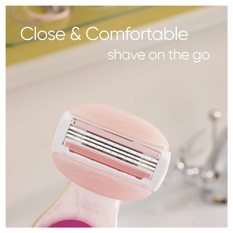 Gillette Venus Comfortglide White Tea Mini Razor + 1 Blade