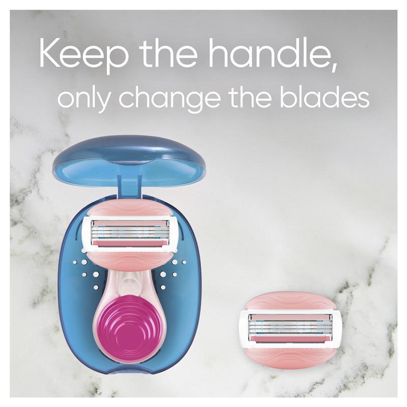 Gillette Venus Comfortglide White Tea Mini Razor + 1 Blade