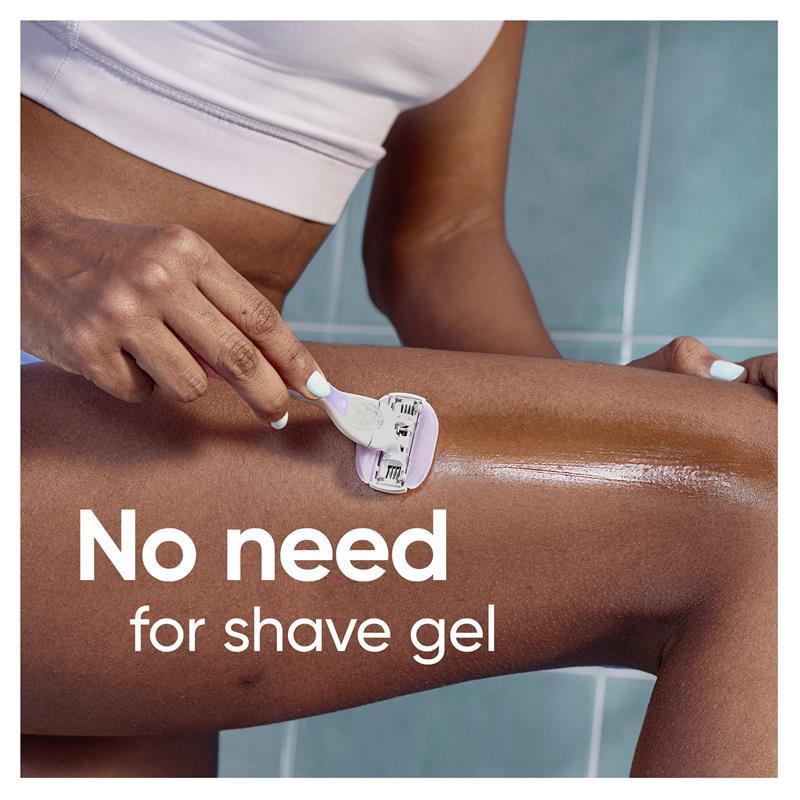 Gillette Venus Comfortglide White Tea Razor + 6 Blades