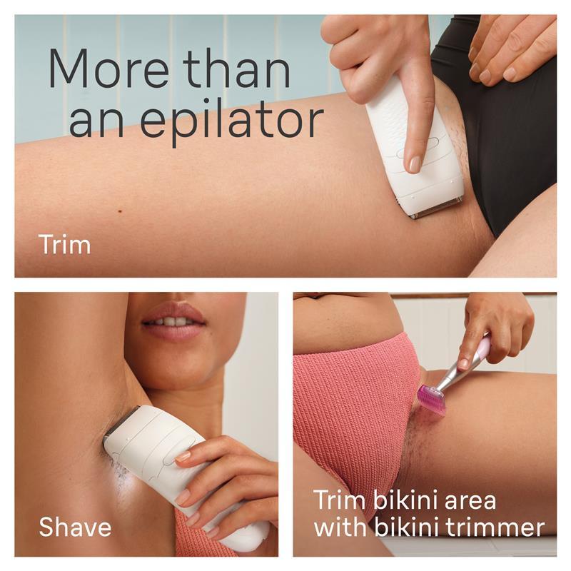 Braun Silk-Epi 5 Epilator with Bikini Trimmer & 8 Extras