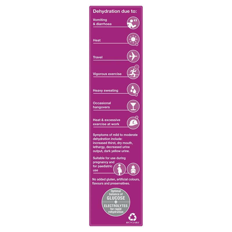 Hydralyte Electrolyte Effervescent Mixed Berry Flavoured 20 Tablets