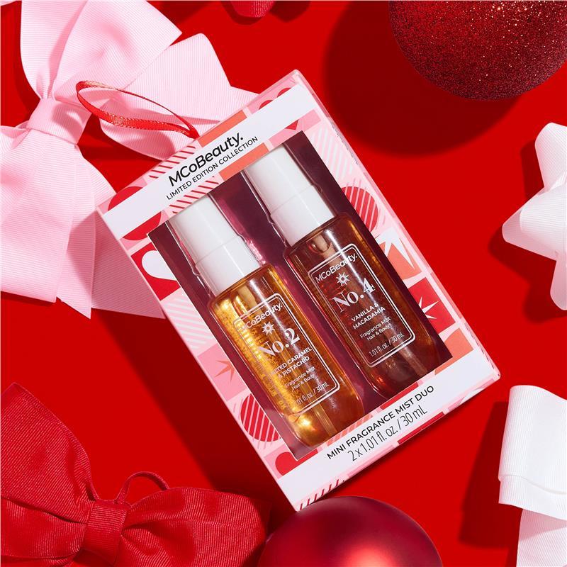 McoBeauty Holiday Collection Mini Body Mist Duo Set No.2 & No 4