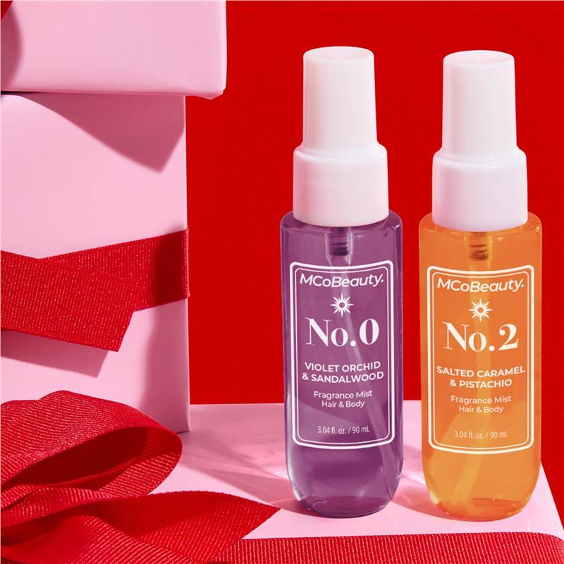 McoBeauty Holiday Collection Mini Body Mist Duo Set No.0 & No 2