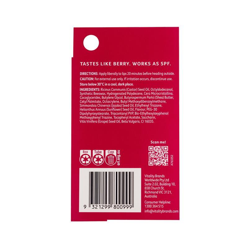 Cancer Council Lip Balm SPF50+ Berry Bliss 15g