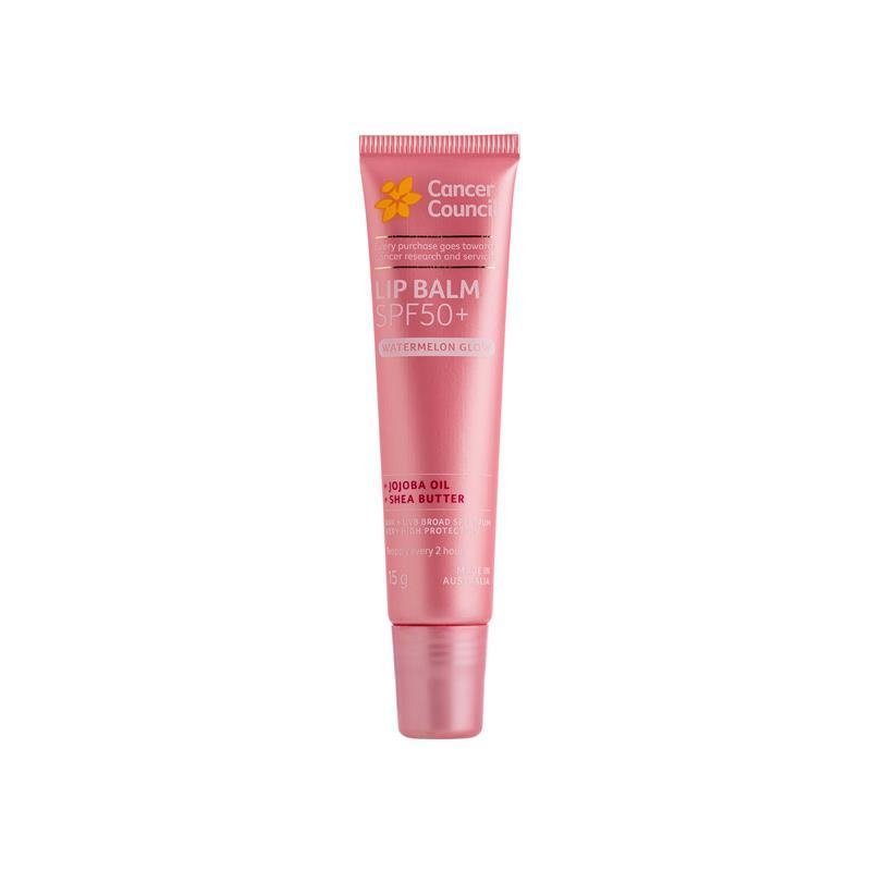 Cancer Council Lip Balm SPF50+ Watermelon Glow 15g