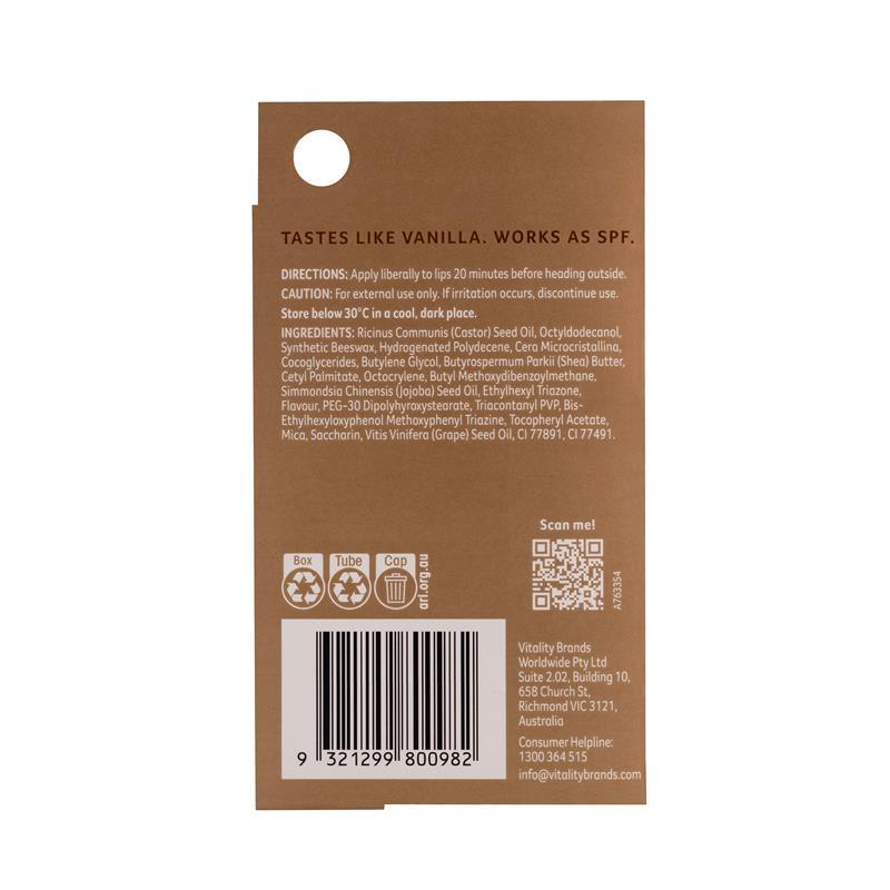 Cancer Council Lip Balm SPF50+ Vanilla Glaze 15g