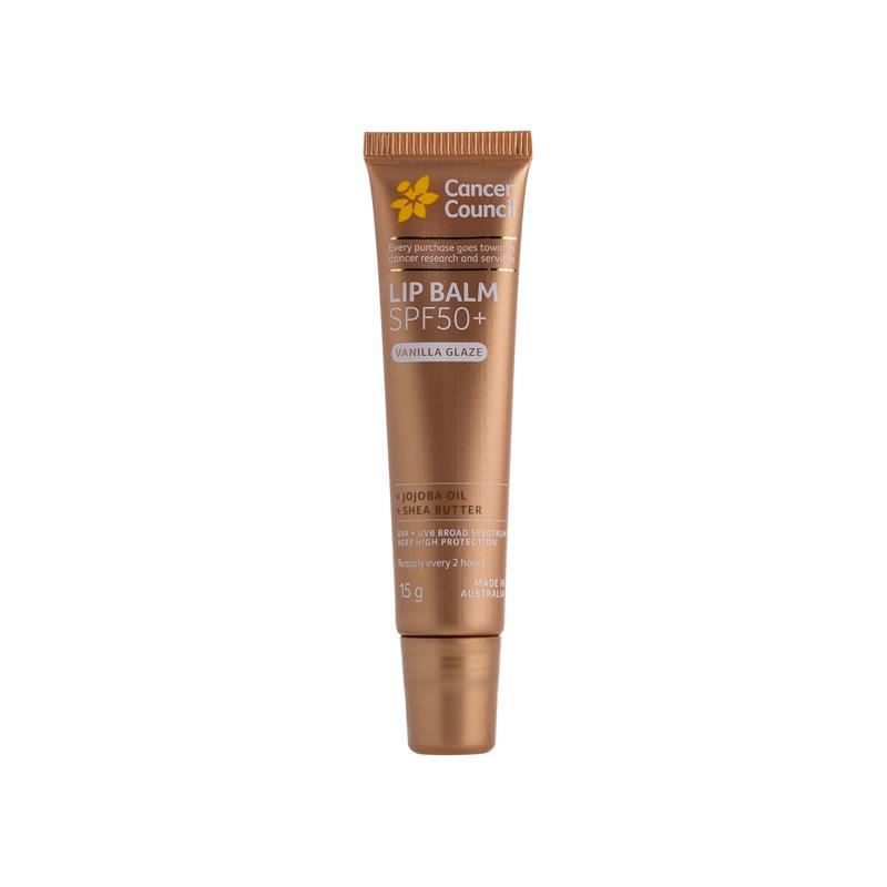 Cancer Council Lip Balm SPF50+ Vanilla Glaze 15g