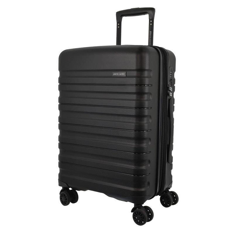 Pierre Cardin 54cm CABIN Hard Shell Suitcase Black