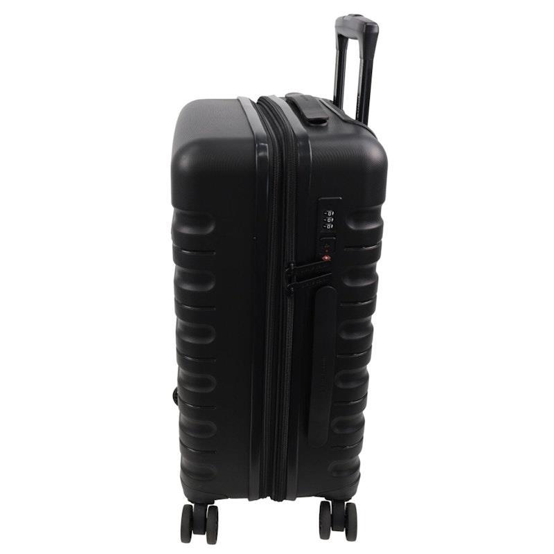 Pierre Cardin 54cm CABIN Hard Shell Suitcase Black