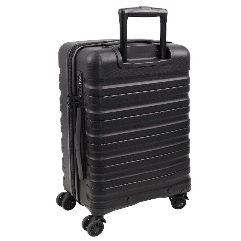 Pierre Cardin 54cm CABIN Hard Shell Suitcase Black