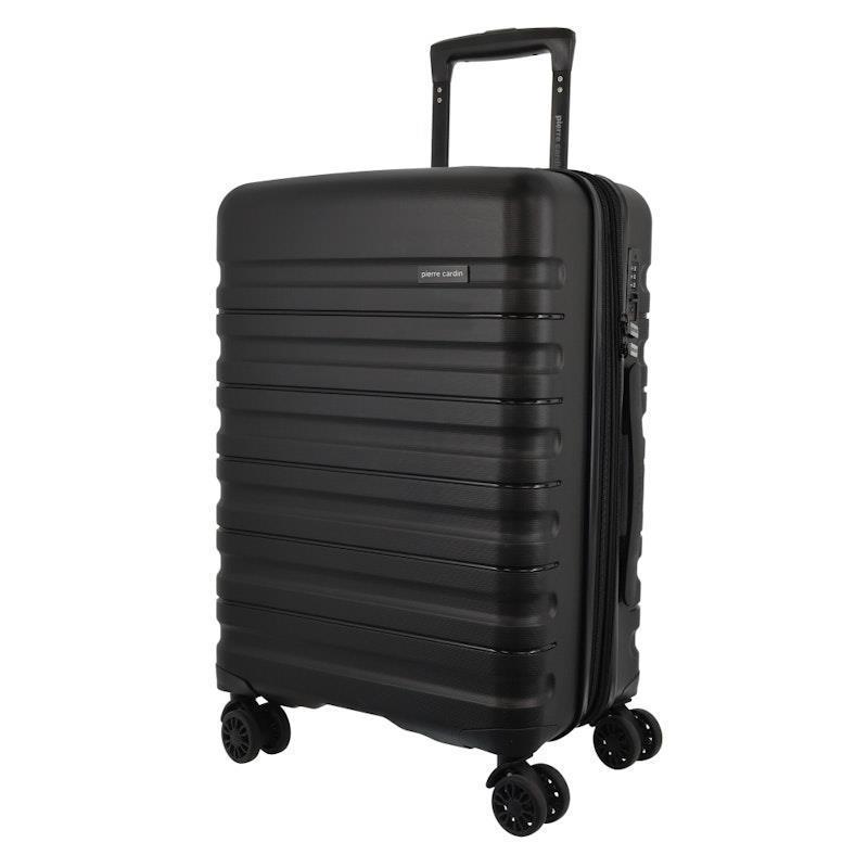 Pierre Cardin 70cm MEDIUM Hard Shell Suitcase Black