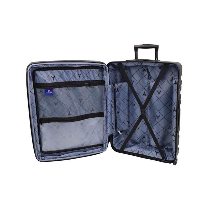 Pierre Cardin 70cm MEDIUM Hard Shell Suitcase Black