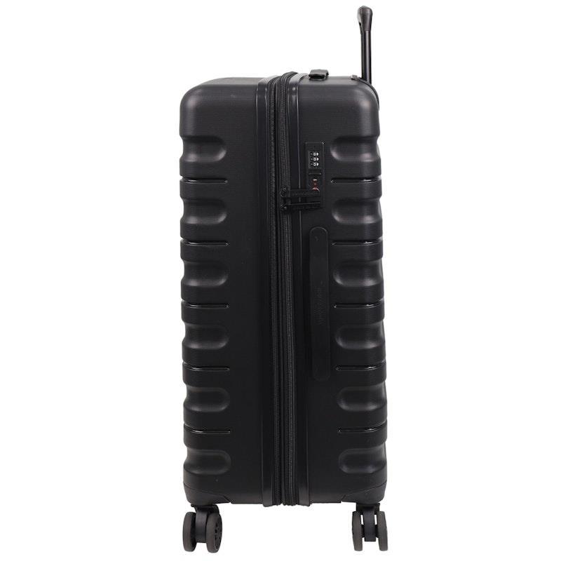 Pierre Cardin 70cm MEDIUM Hard Shell Suitcase Black